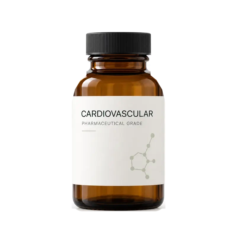 Amber glass pharmaceutical bottle for cardiovascular APIs