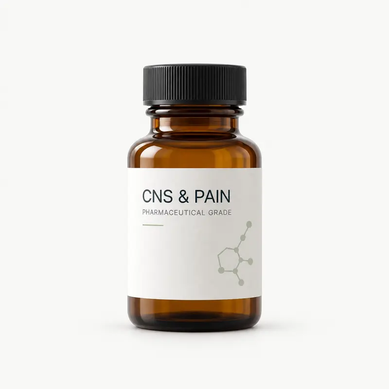 Amber glass pharmaceutical bottle for CNS and pain APIs